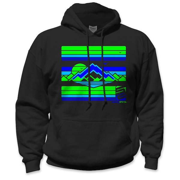 The High Country High Visibility Hoodie, Black, 2XL